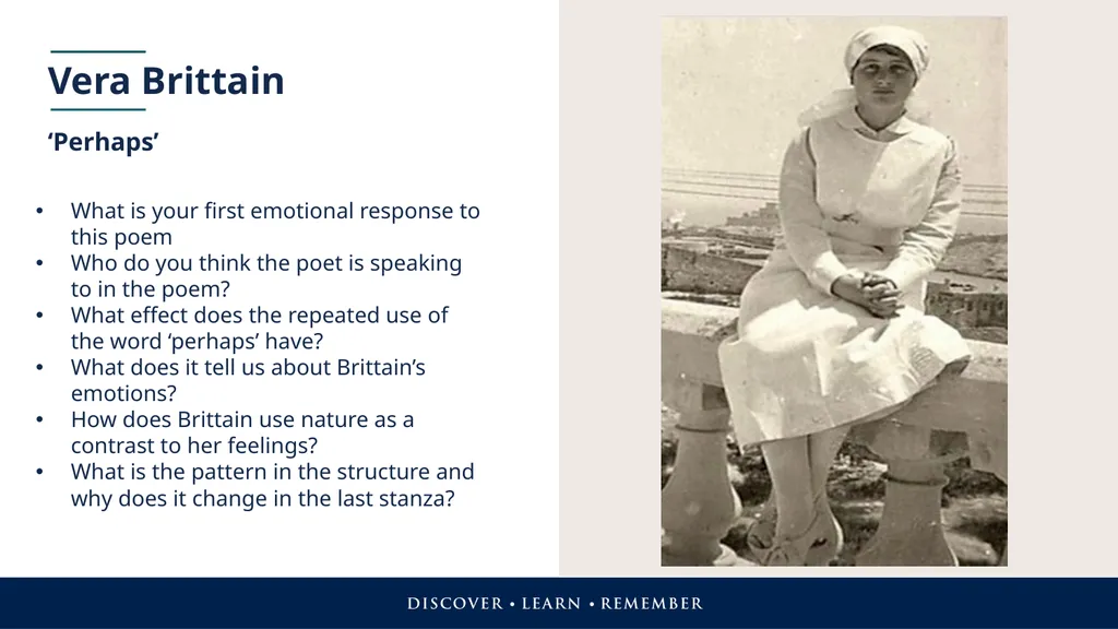 First World War Poetry in Context Exploring poetry - slide 7 of 15