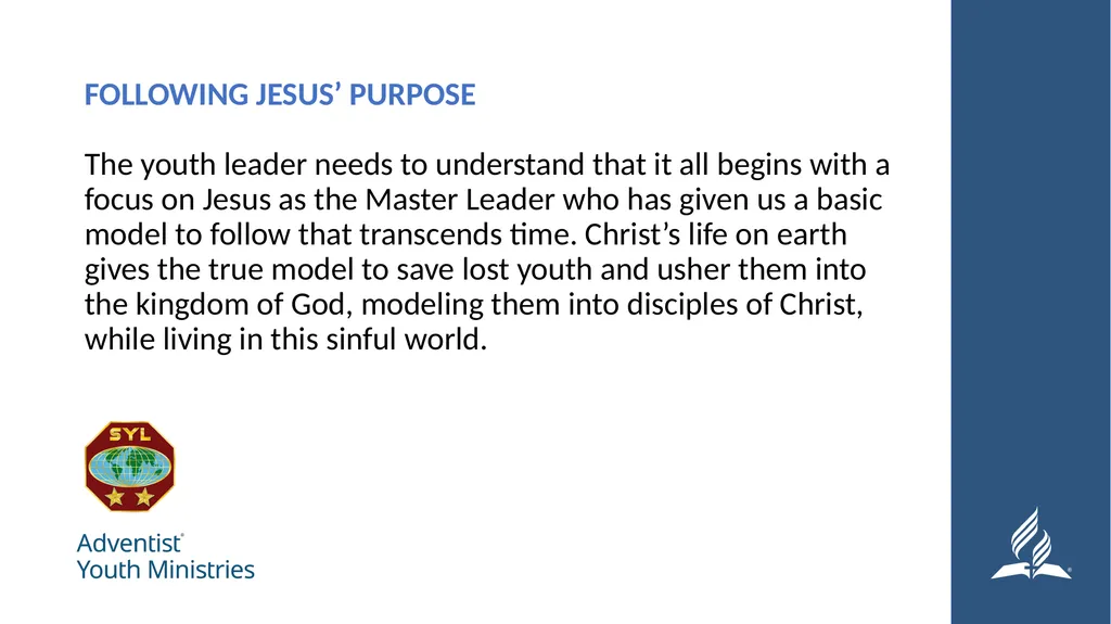 Seminar 6: Church Planning Developing a Purpose - slide 3 of 21