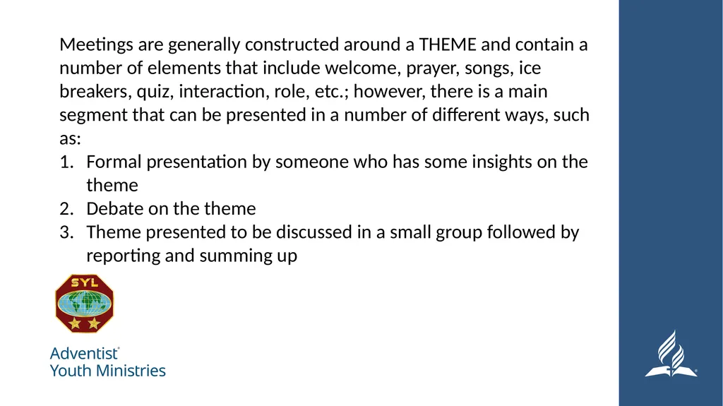 Seminar 6: Church Planning Developing a Purpose - slide 10 of 21