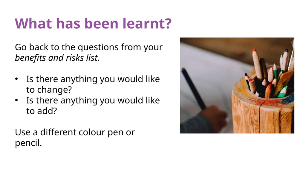 Year 3/4 Lesson 1: Safety rules and risks: - slide 11 of 12