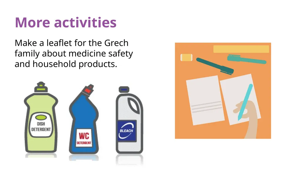 Year 3/4 Lesson 1: Safety rules and risks: - slide 12 of 12