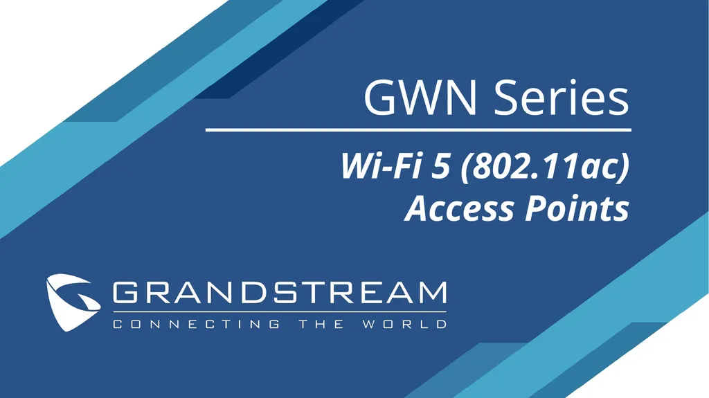 GWN Series Wi-Fi 5 (802.11ac) Access Points GWN - slide 1 of 15
