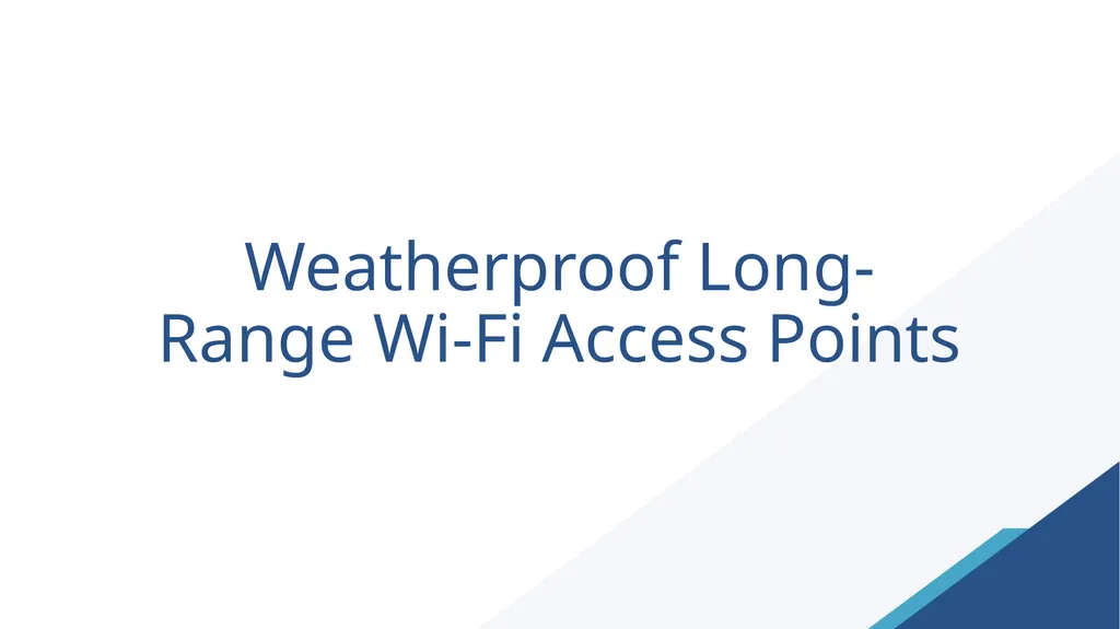 GWN Series Wi-Fi 5 (802.11ac) Access Points GWN - slide 11 of 15