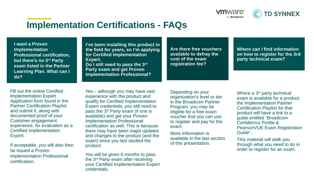 TD SYNNEX – VMware by Broadcom Partner - slide 11 of 19