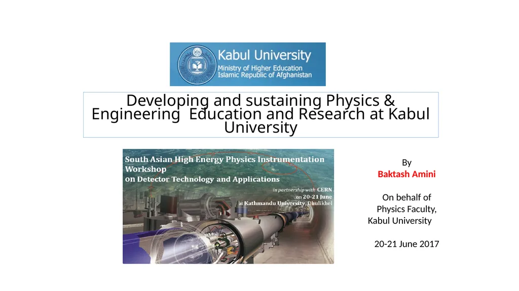 Developing and sustaining Physics & Engineering