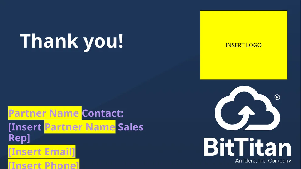 BitTitan for Partners MigrationWiz & PowerSyncPro - slide 27 of 27