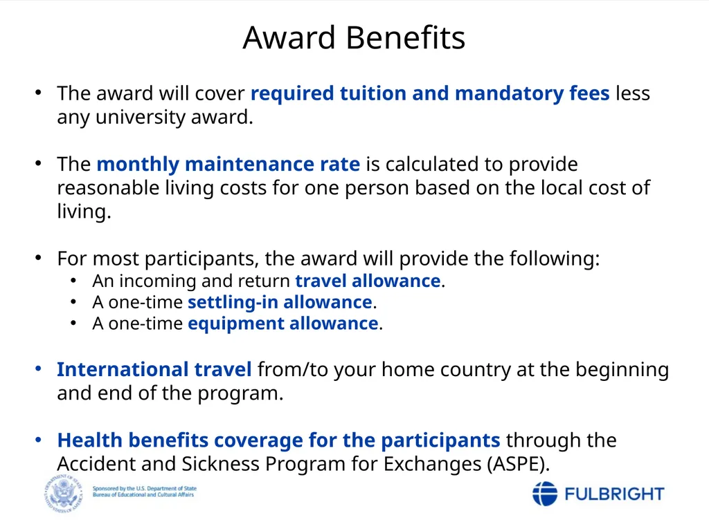 Fulbright Foreign Student Program Post-Nomination - slide 30 of 37