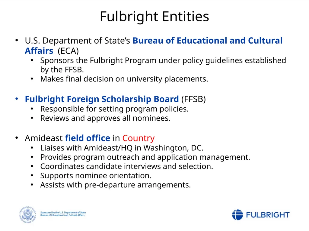 Fulbright Foreign Student Program Post-Nomination - slide 6 of 37