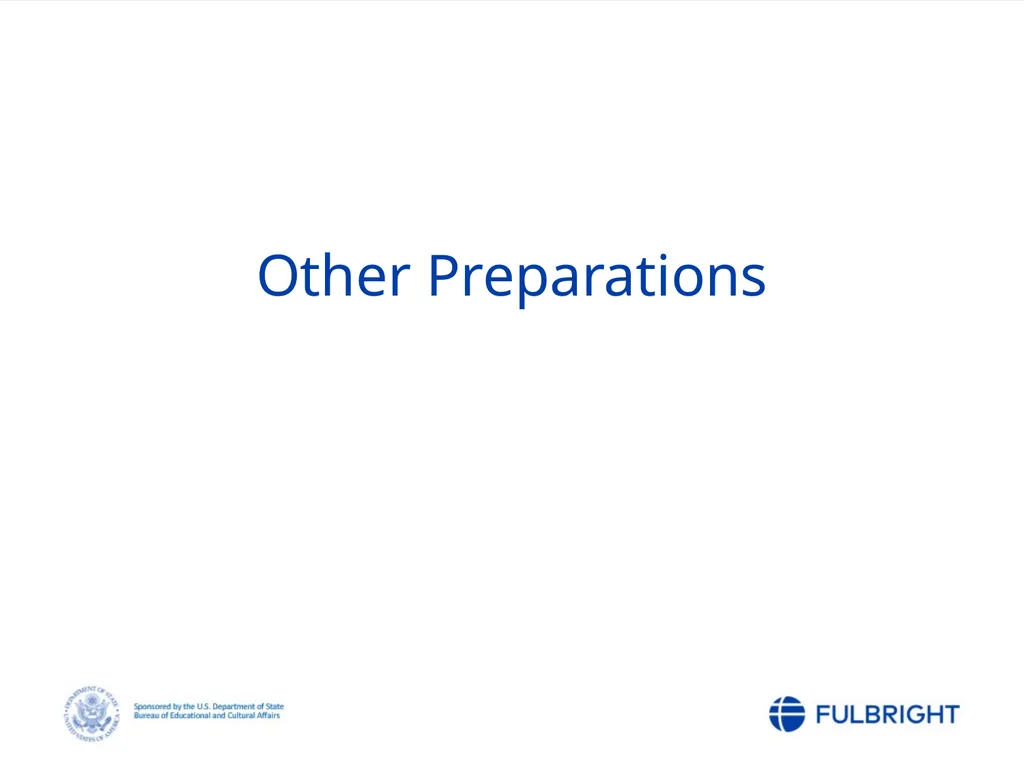 Fulbright Foreign Student Program Post-Nomination - slide 26 of 37