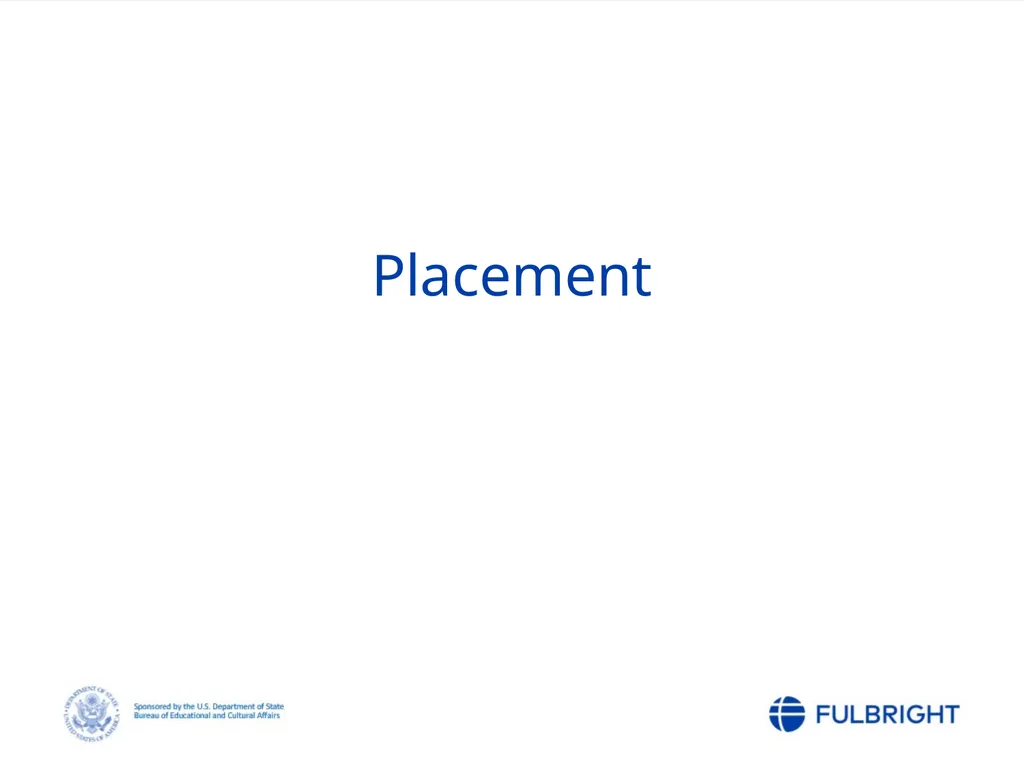 Fulbright Foreign Student Program Post-Nomination - slide 11 of 37