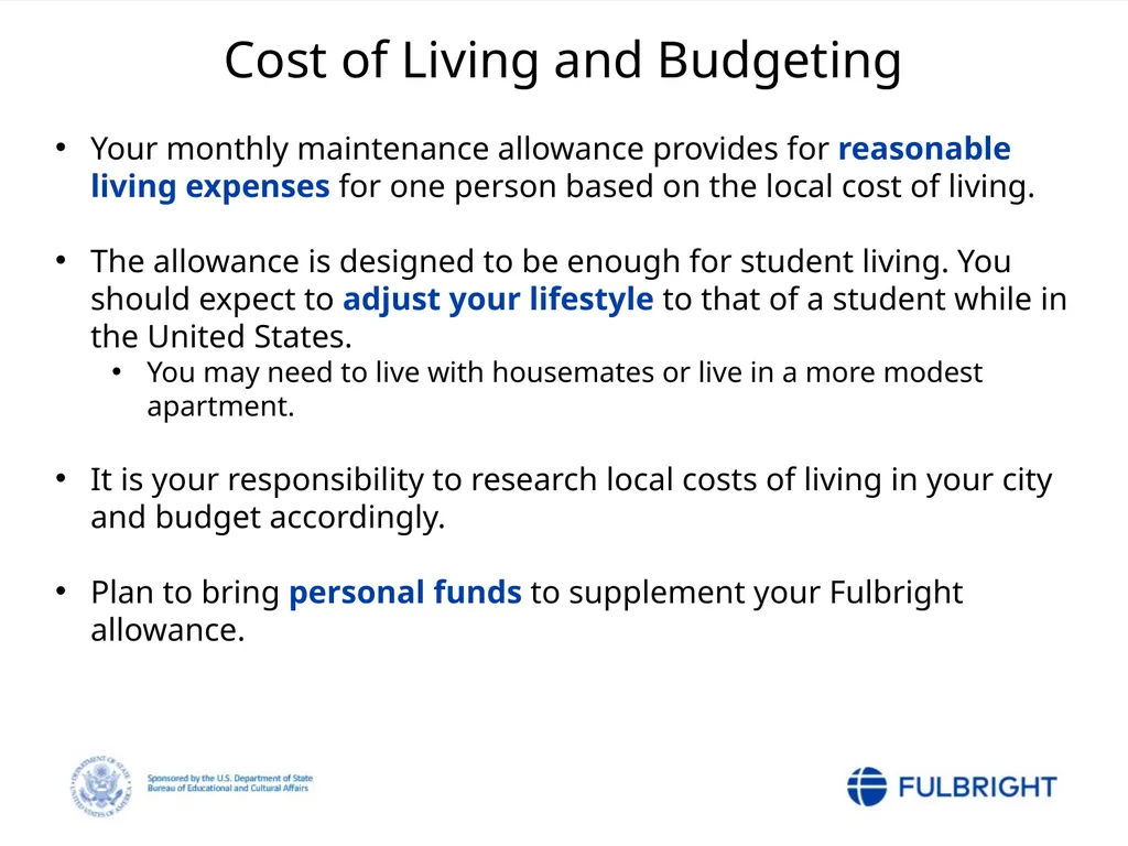 Fulbright Foreign Student Program Post-Nomination - slide 31 of 37