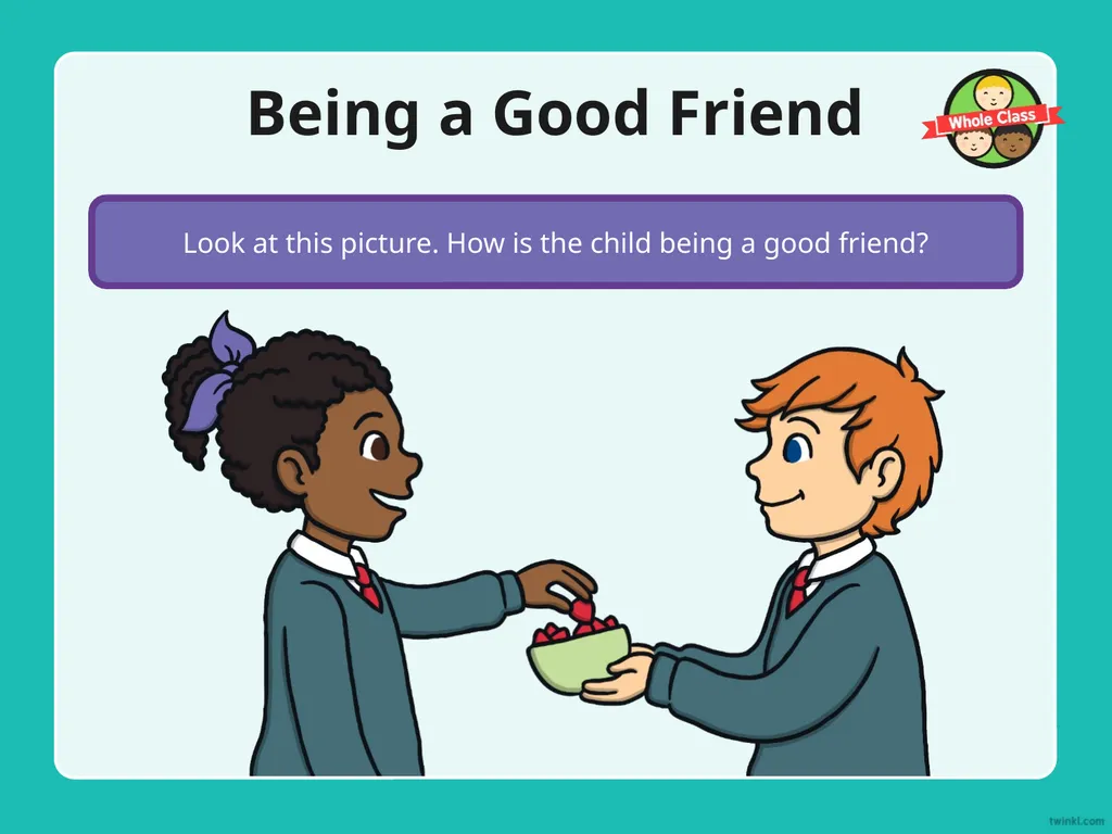 PSHE and Citizenship | KS1 | Relationships | Being - slide 16 of 28