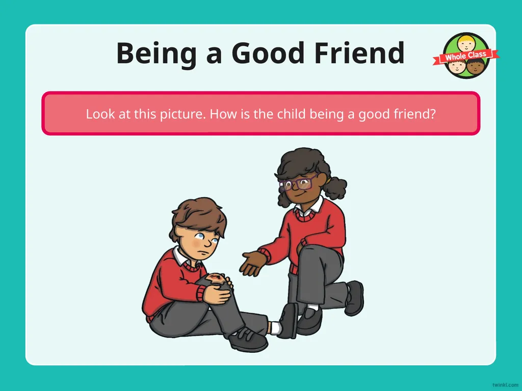 PSHE and Citizenship | KS1 | Relationships | Being - slide 17 of 28