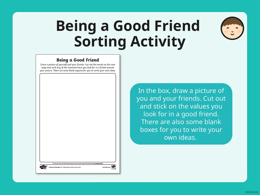 PSHE and Citizenship | KS1 | Relationships | Being - slide 21 of 28