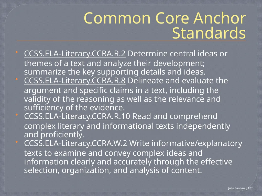 SWBST: A Summarizing Strategy Teaching Pack Tools - slide 3 of 15