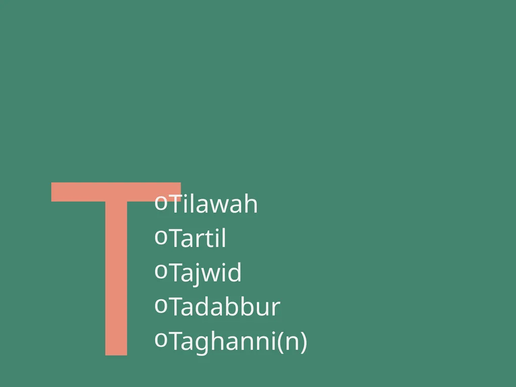 Starter Lesson 3 How to develop khushu Tadabbur - slide 5 of 15