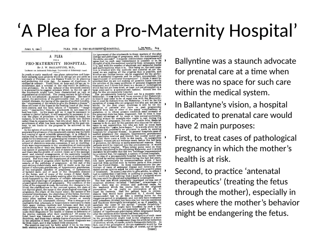 Kill or Cure Reproduction in the 20th century Aims - slide 6 of 24