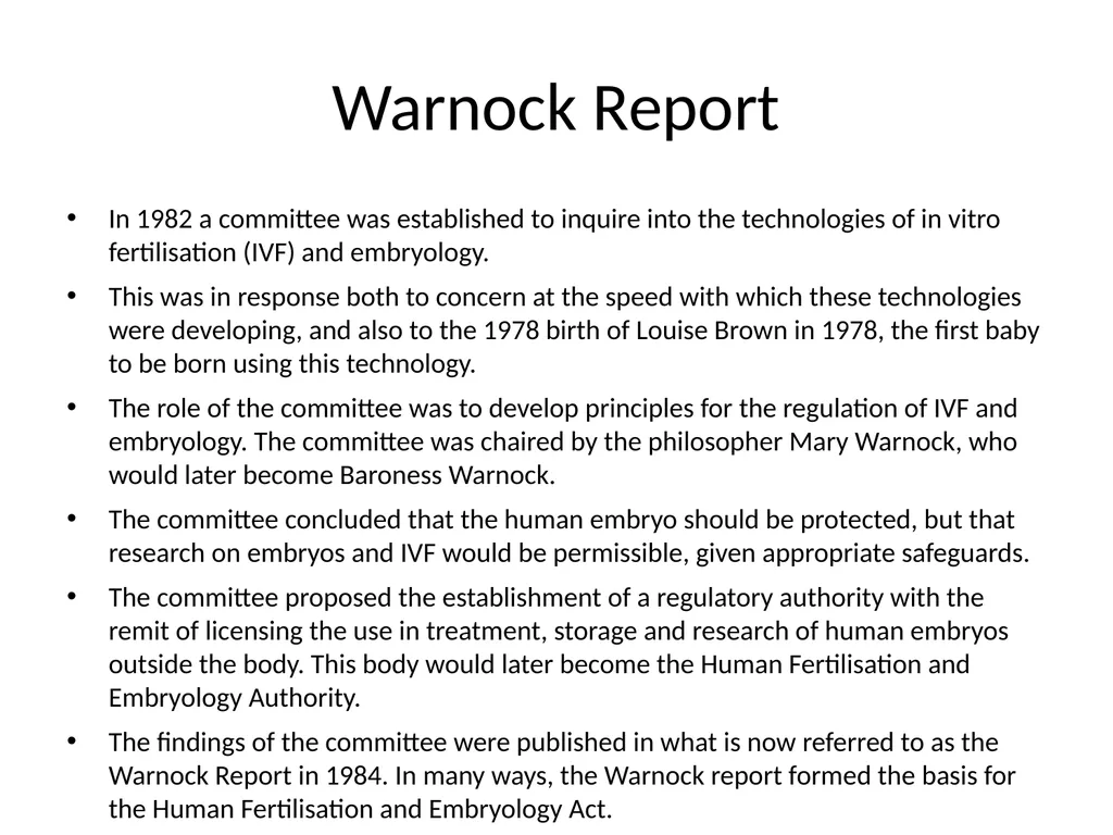 Kill or Cure Reproduction in the 20th century Aims - slide 23 of 24