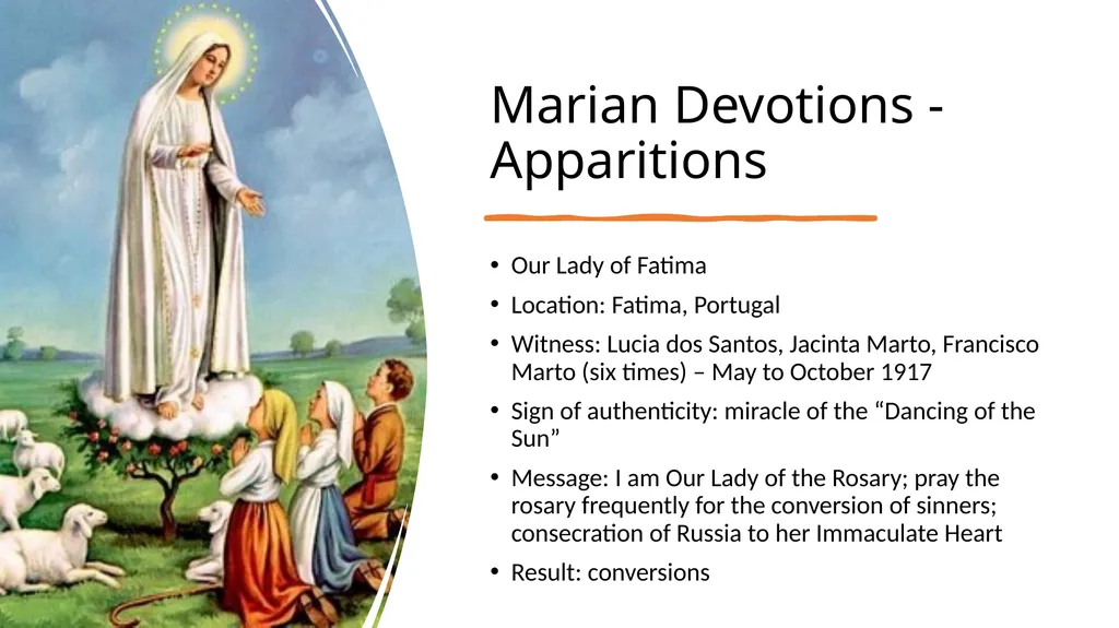 Marian Devotions Prayers, Images and Apparitions - slide 10 of 10