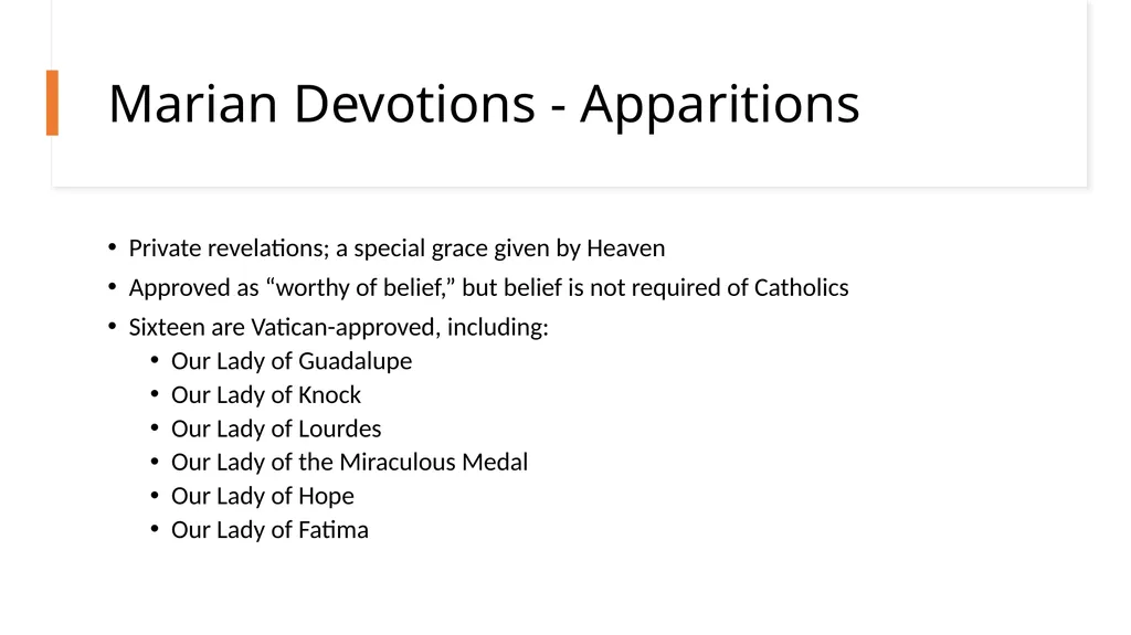 Marian Devotions Prayers, Images and Apparitions - slide 7 of 10