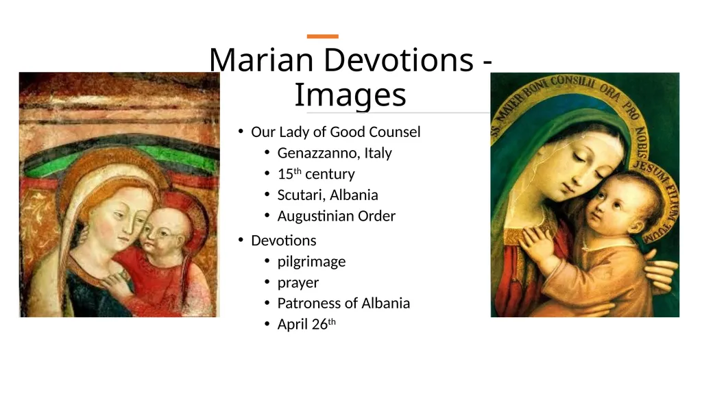 Marian Devotions Prayers, Images and Apparitions - slide 4 of 10