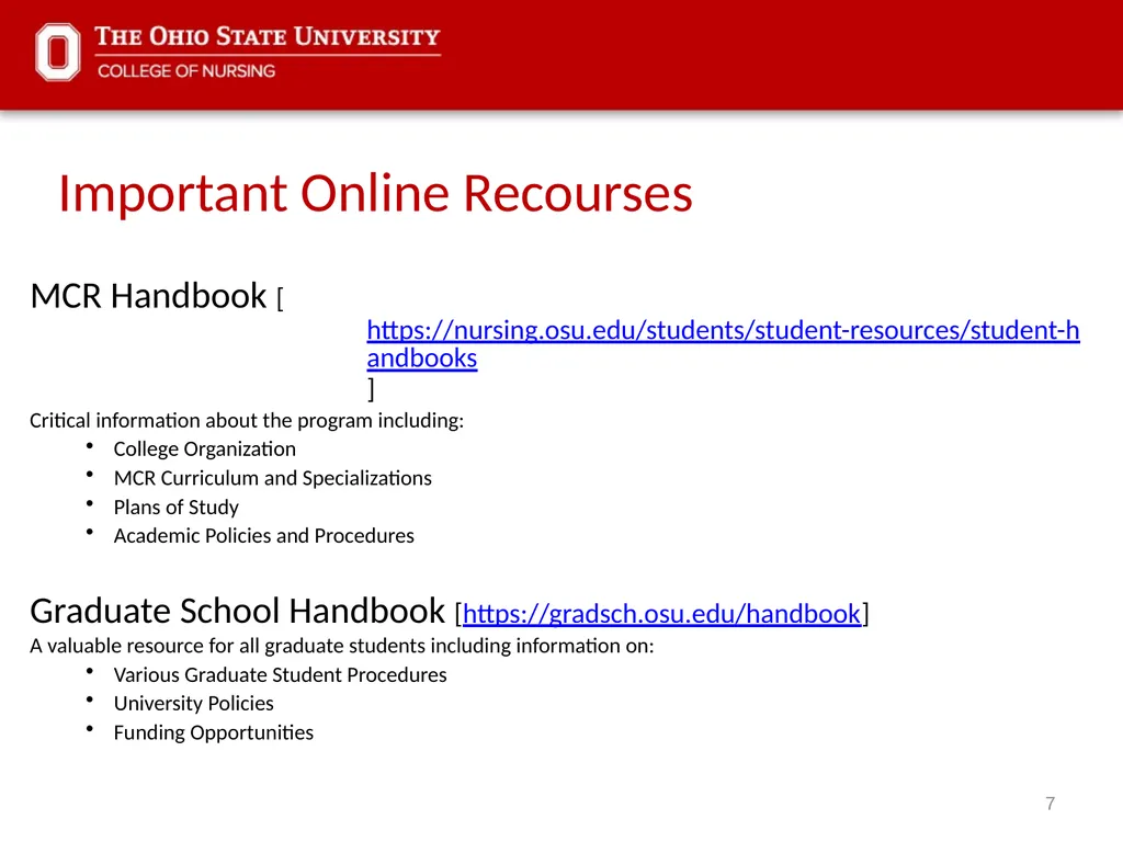Spring 2026 MCR Orientation Welcome! We’ll begin - slide 7 of 17