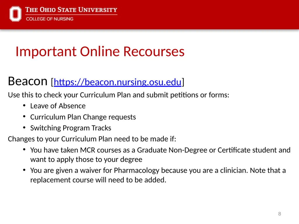 Spring 2026 MCR Orientation Welcome! We’ll begin - slide 8 of 17