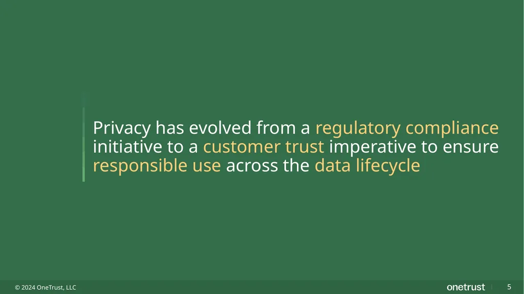 Unlocking Value Through Responsible Use of Data - slide 5 of 13