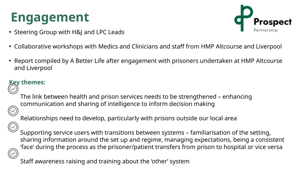 PROSPECT Prison Pathway Team Becci - slide 4 of 12