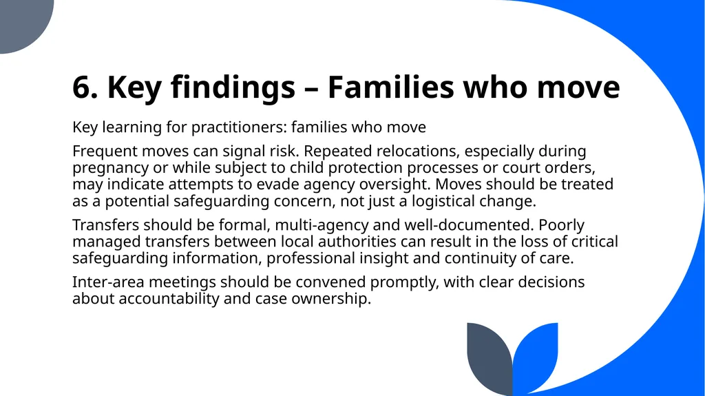 7 Minute Briefing Protecting all vulnerable babies - slide 8 of 8