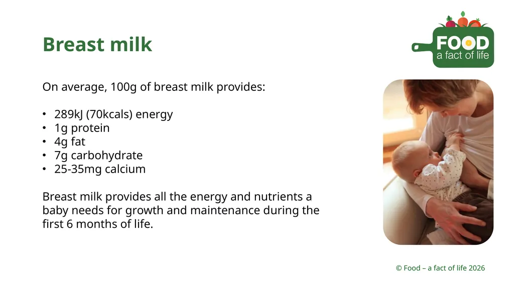 Nutritional need throughout life Key stages in - slide 13 of 41