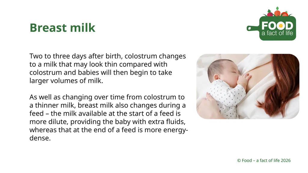 Nutritional need throughout life Key stages in - slide 15 of 41