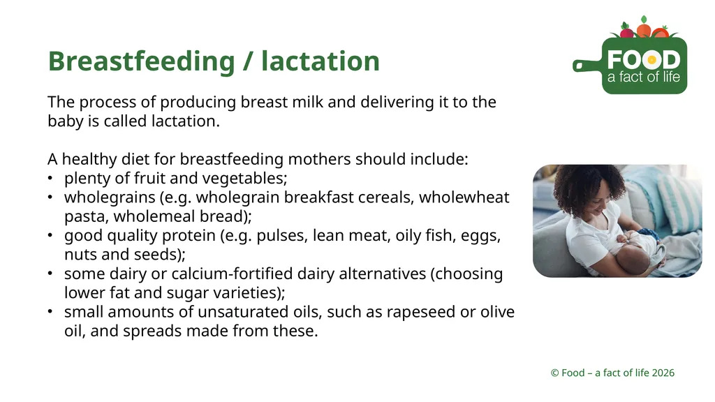 Nutritional need throughout life Key stages in - slide 12 of 41