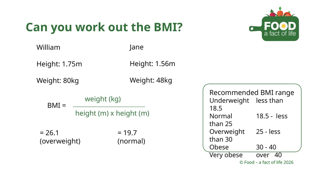 Nutritional need throughout life Key stages in - slide 33 of 41