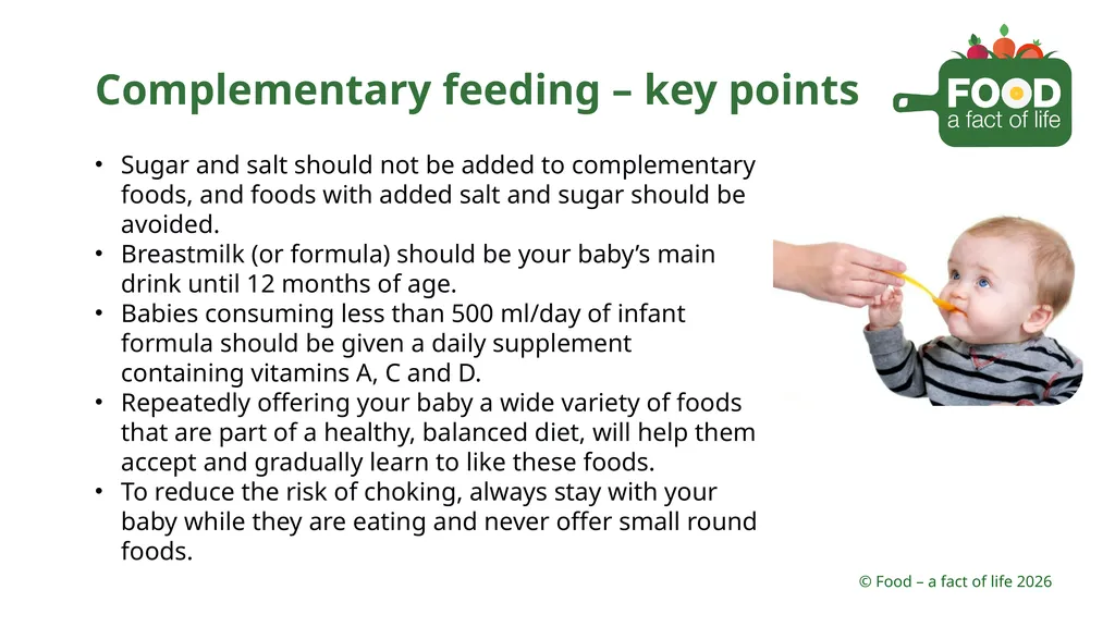 Nutritional need throughout life Key stages in - slide 22 of 41