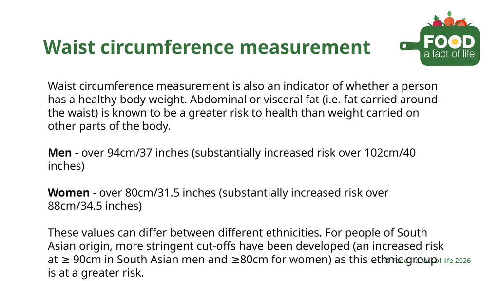 Nutritional need throughout life Key stages in - slide 34 of 41