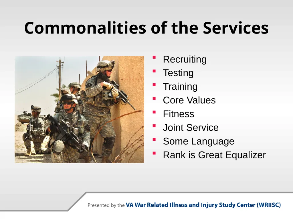 Why Military Culture Matters: The Military - slide 15 of 26