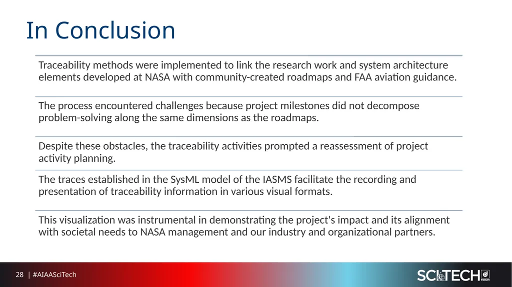 Systems Engineering Processes and Methods: AIAA - slide 28 of 32