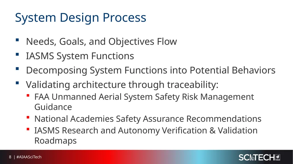 Systems Engineering Processes and Methods: AIAA - slide 8 of 32