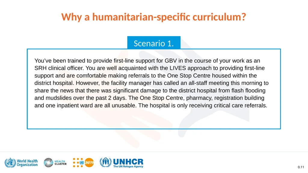 Clinical management of rape and intimate partner - slide 11 of 19