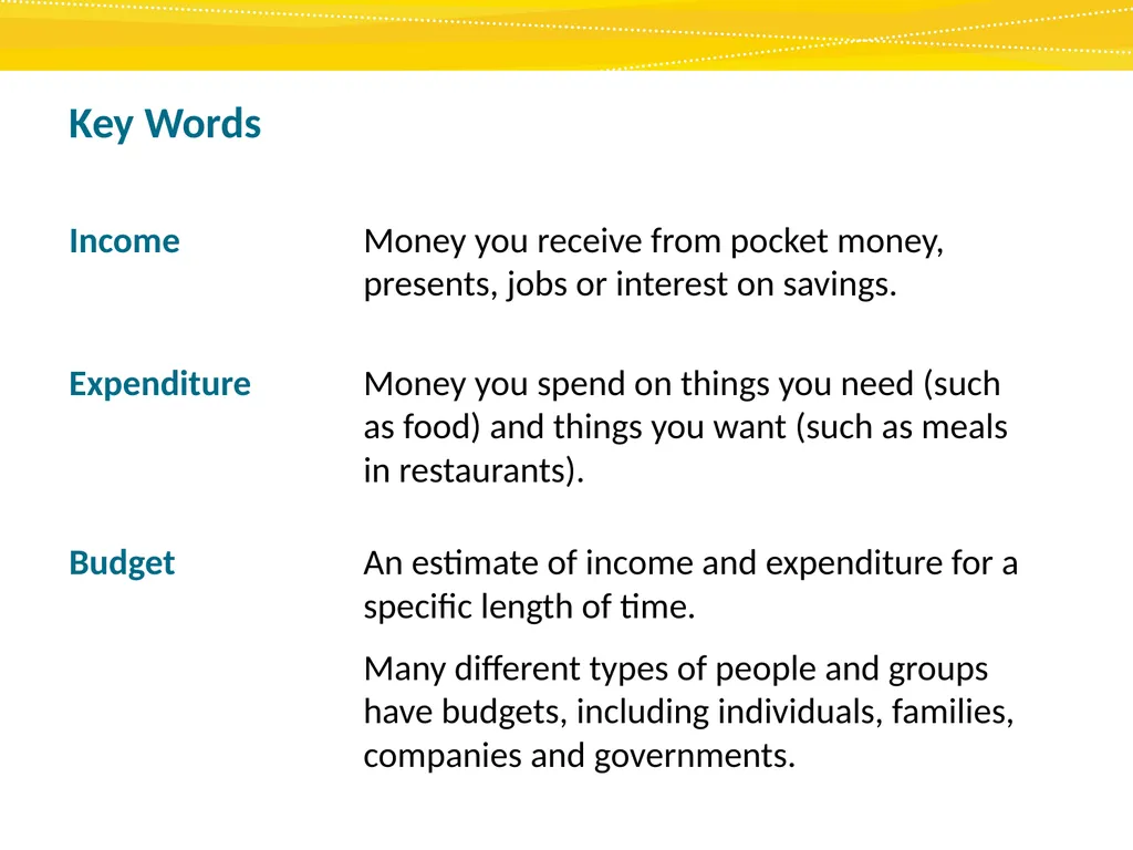Mathematics Lesson 1: Money, Money, Money Learning - slide 13 of 13