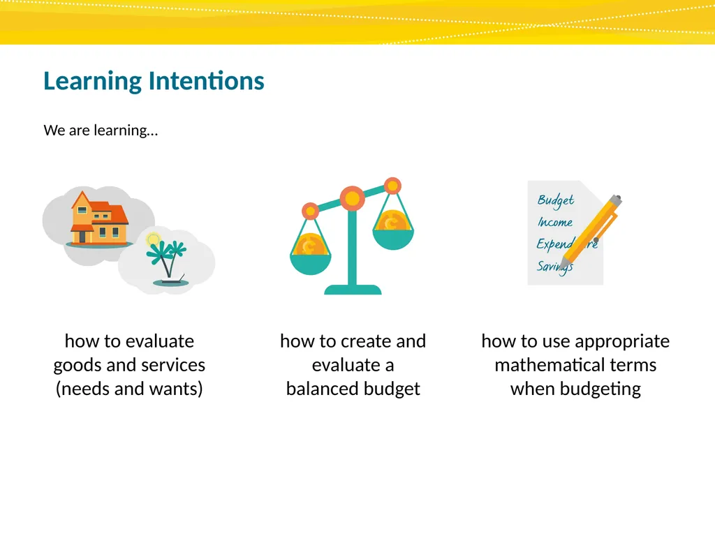 Mathematics Lesson 1: Money, Money, Money Learning - slide 2 of 13