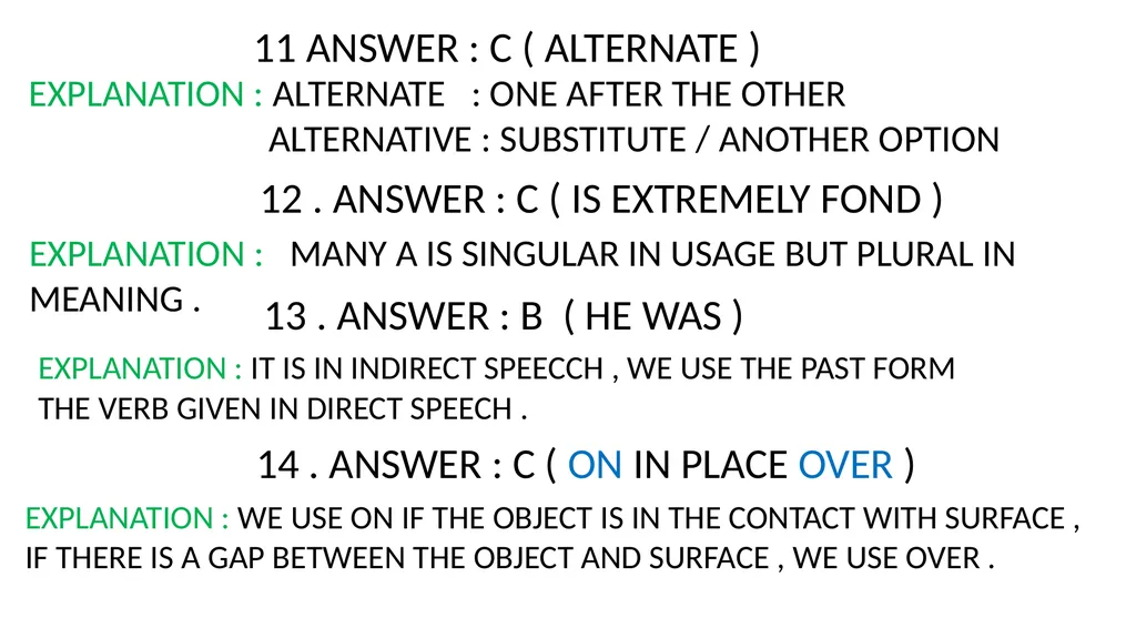 WORKBOOK EXPLANATORY NOTES NOUNS 1 . ANSWER : D ( - slide 28 of 48