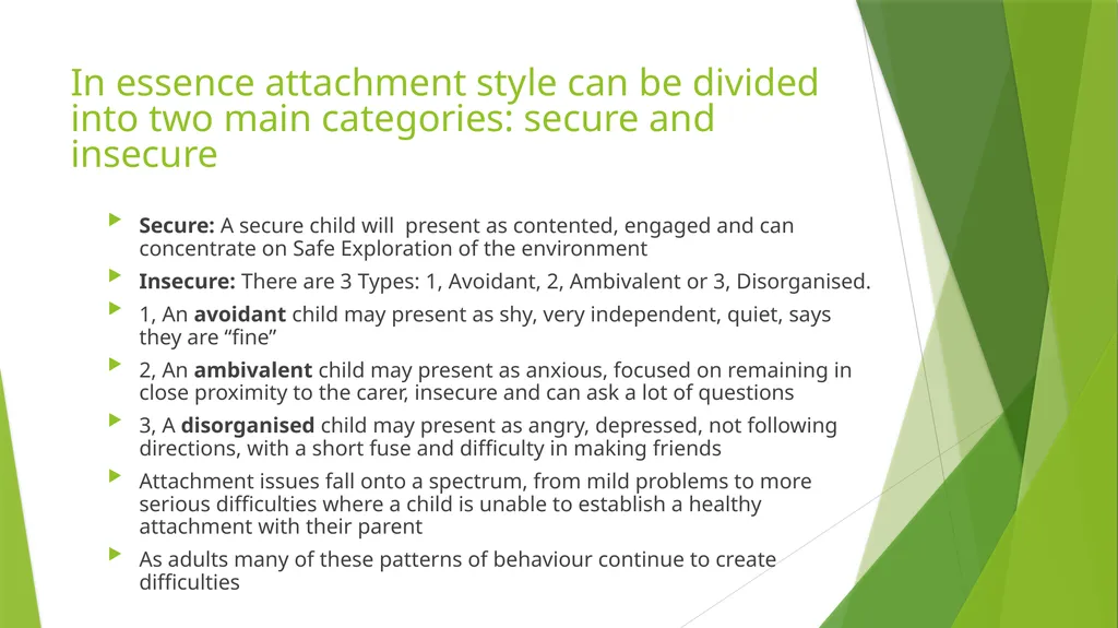 Developmental Trauma and Attachment Team Aim: To - slide 9 of 26
