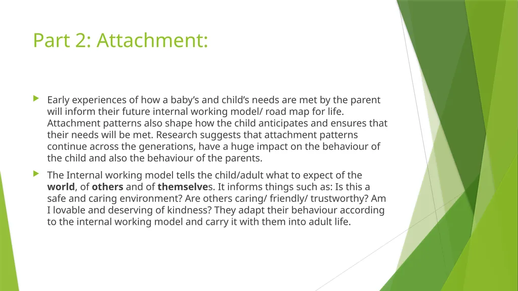 Developmental Trauma and Attachment Team Aim: To - slide 8 of 26