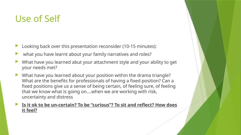Developmental Trauma and Attachment Team Aim: To - slide 20 of 26