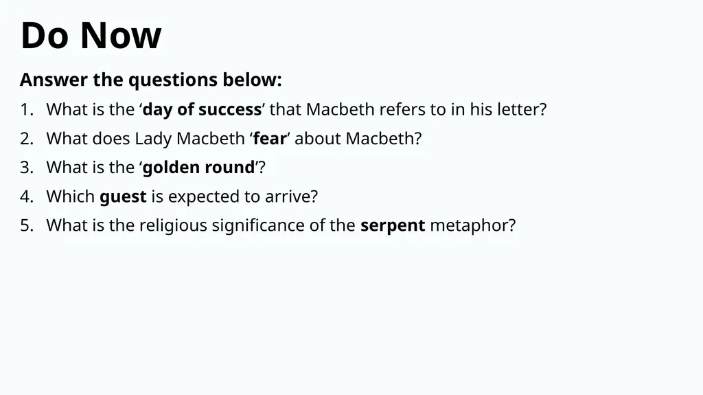 Do Now Answer the questions below: What is the - slide 1 of 12