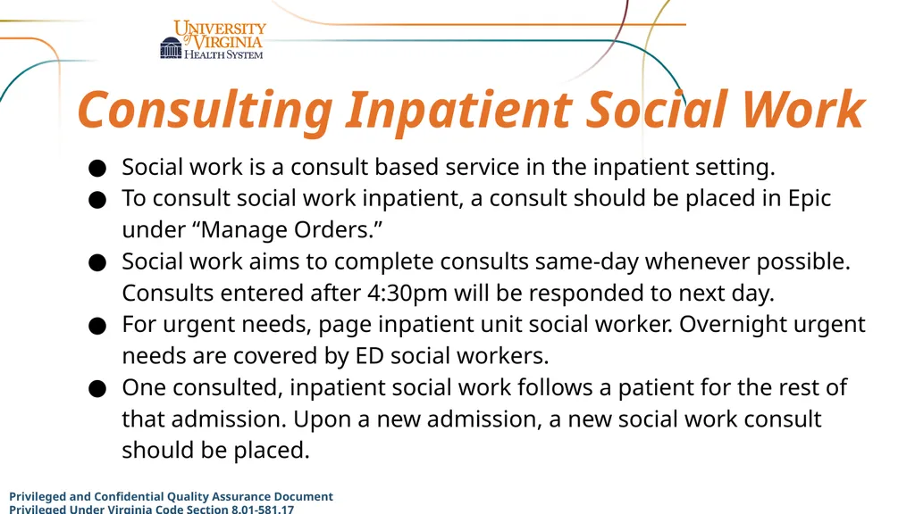 CONSULTING SOCIAL WORK 101 Who we are BSW, MSW and - slide 8 of 10