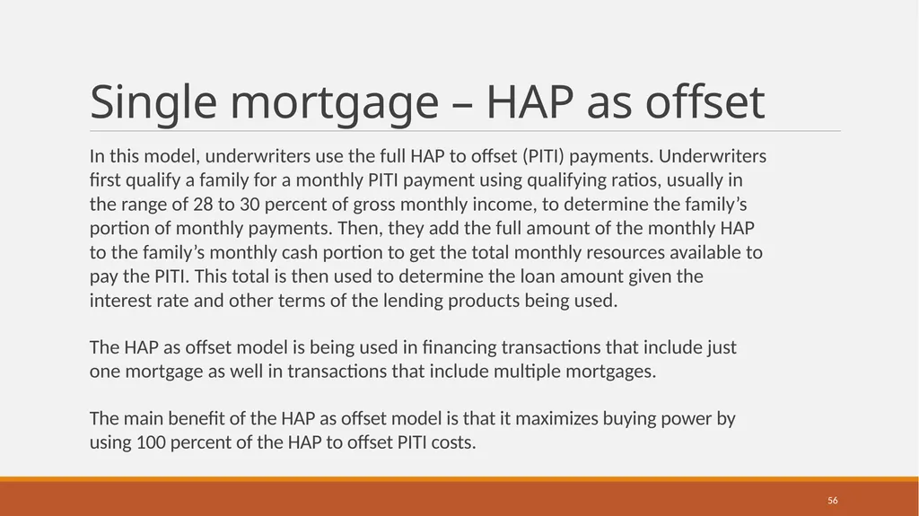 Housing Choice Voucher (HCV) Homeownership Program - slide 56 of 71