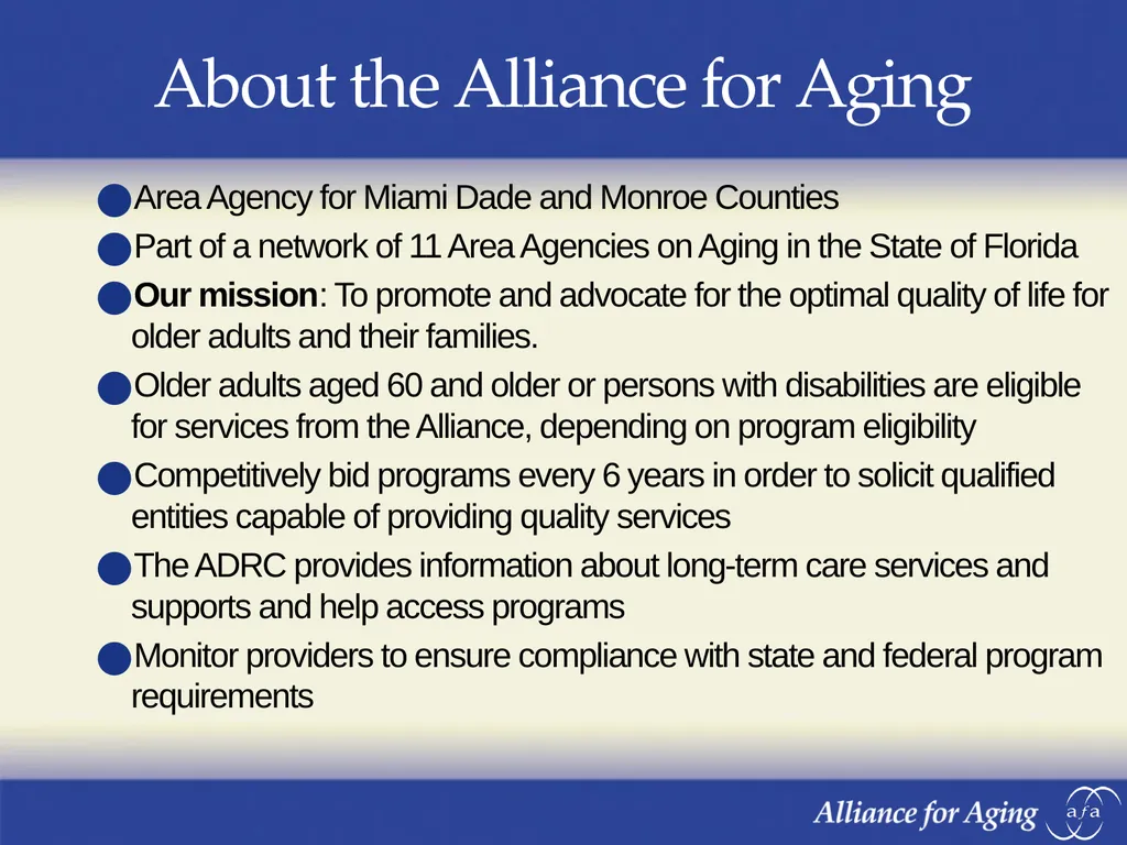 Older Americans Act Program Information Forum - slide 3 of 37
